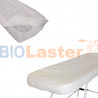 Drap non-tissé jetable SMS 80x210 cm. Blanc (100 unité)