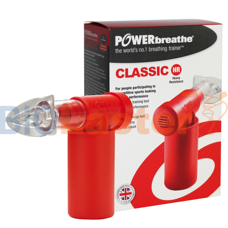 POWER BREATHE Inhalador CLASSIC WELLNESS resistencia alta rojo - Private  Sport Shop