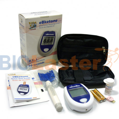 Pack eBketone K01 - Analizador Cetonas en Sangre