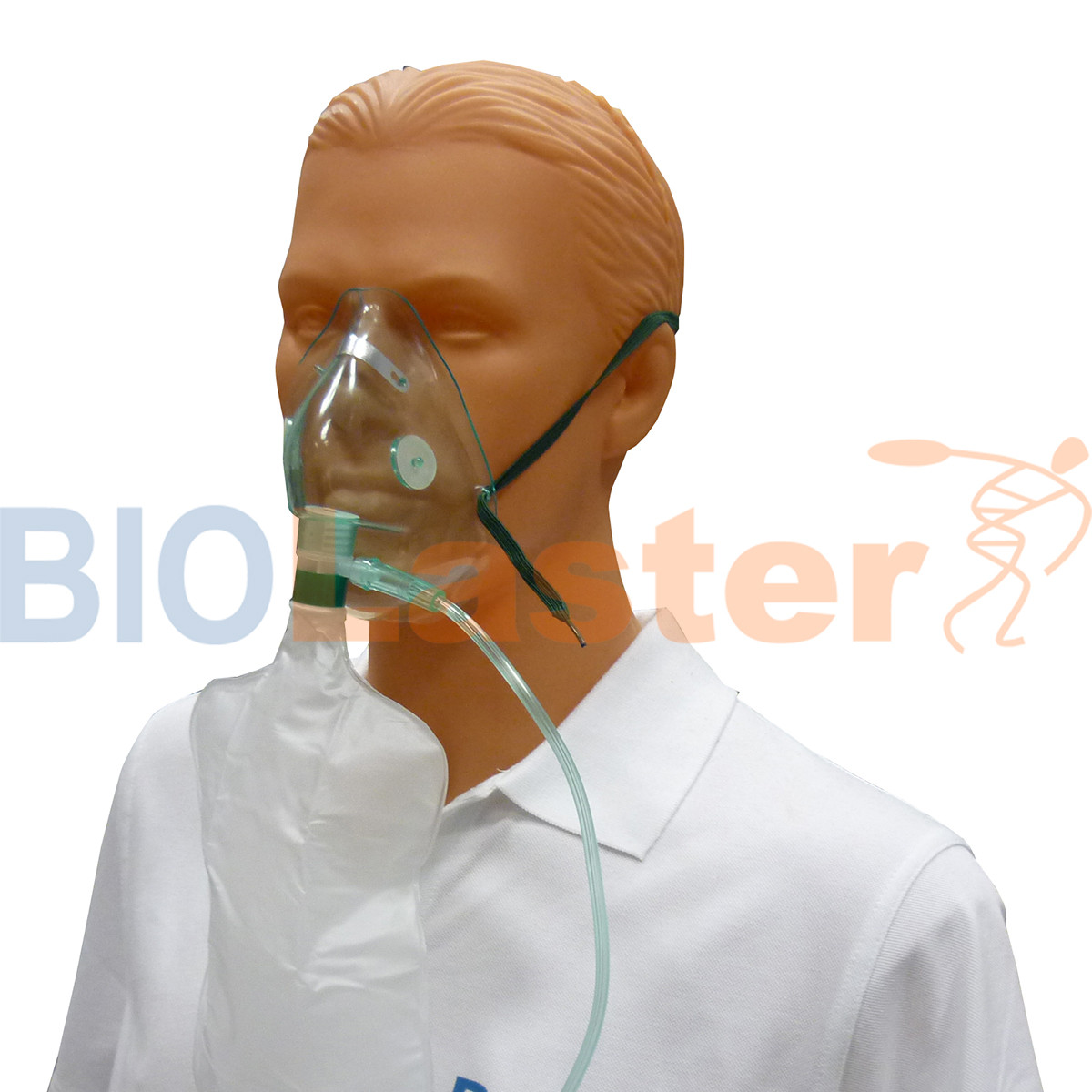 Masque à oxygène sans réinspiration avec tubulure de 7 pieds