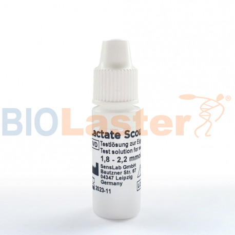 Solution de Contrôle pour Lactate Scout+