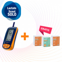Lactate Scout Solo + 75 tiras reactivas gratis