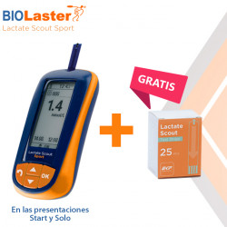 Lactate Scout Solo + 75 tiras reactivas gratis