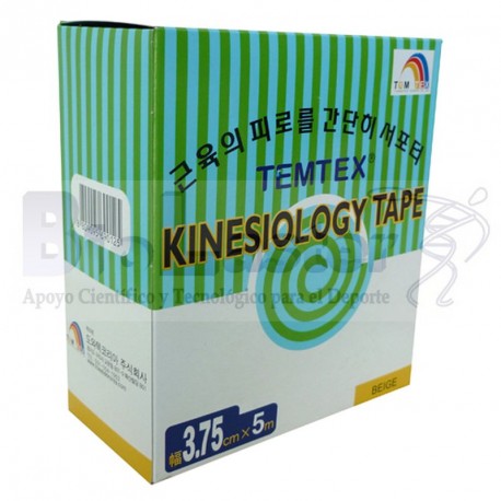 Kinesiology Tape 3,75x5 Beige. 8 Uds